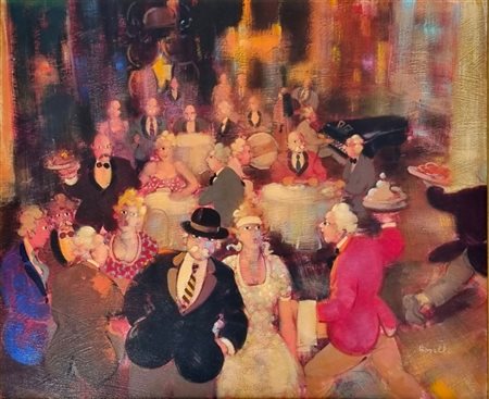 ROSELLI CARLO Milano 1939 "Ritrovo"