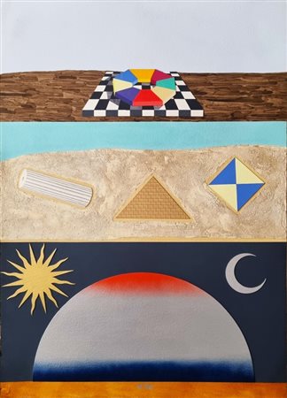 DEL PEZZO LUCIO Napoli 1933 - Milano 2020 "Beckett"