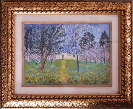 CASCELLA MICHELE Ortona 1892 - Milano 1989 "Campagna pescarese"