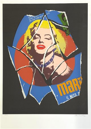 Mimmo Rotella “Marilyn il mito”