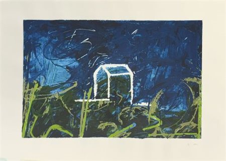 Mario Schifano “Veduta notturna” 1996