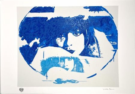 Giosetta Fioroni “Doppio liberty light blue”