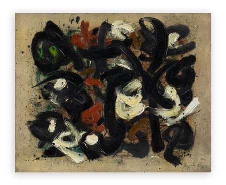 ANGELO RUGA (1930-1999) - Senza Titolo, 1960