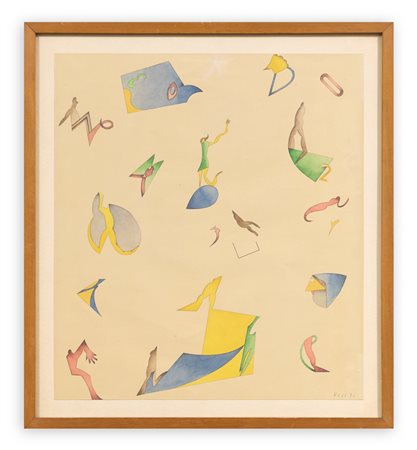 JAN VOSS (1936) - Senza Titolo, 1970