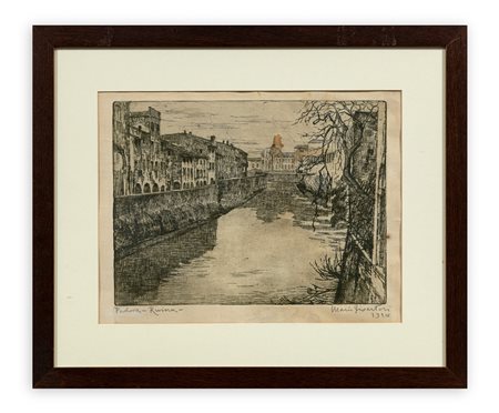 MARIO DISERTORI (1895-1980) - Padova - Riviera, 1924 