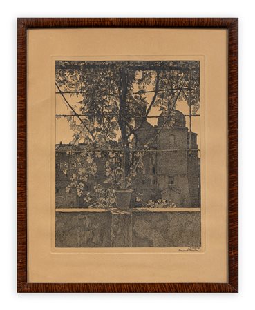 BENVENUTO DISERTORI (1887-1969) - Ronciglione nel Cimino. Veduta I, 1921/1922 circa
