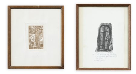 AUTORI VARI (ADOLFO DE CAROLIS E PIETRO PARIGI) - Lotto unico di 2 opere
