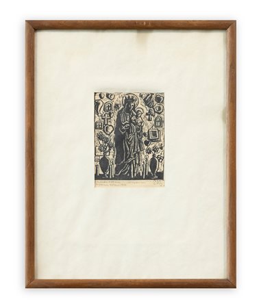 GINA ROMA (1914-2005) - Nel fitto del bosco, 1959