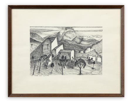 GINO CASTELLI (1929) - La valle dei Giganti (Valle dei Mocheni), 1969