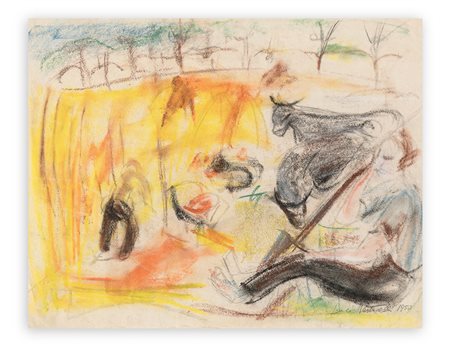 LENCI SARTORELLI (1926-2017) - Senza Titolo, 1950