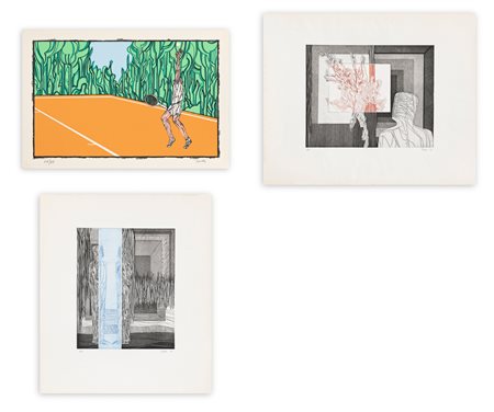 MARIO ROSSELLO (1927-2000) - Lotto unico di 3 opere