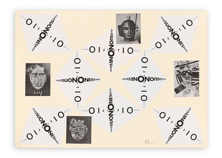 ARRIGO LORA-TOTINO (1928-2016) - Da un'idea fonovisuale del 1972: ricordando l'amico Raoul Hausmann, 1972/1997