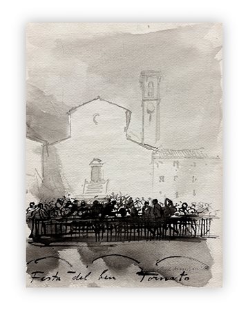 PIETRO ANNIGONI (1910-1988) - Festa del ben tornato