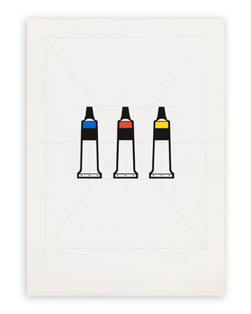 TINO STEFANONI (1937-2017) - Tubetti di colore