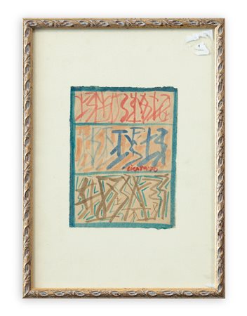 RICCARDO LICATA (1929-2014) - Senza Titolo, 1970