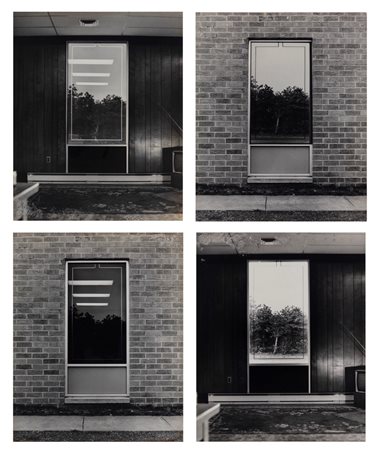 William Wegman (1943)  - Inside looking inside. Outside looking outside. Outside looking Inside. Inside looking outside, 1972