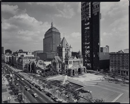 Nicholas Nixon (1947)  - View of Copler Square, Boston, 1974