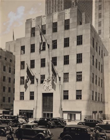 Wendell  MacRae (1896)  - Sanza titolo (Il Palazzo d'Italia, Rockefeller Center), 1930s/1940s