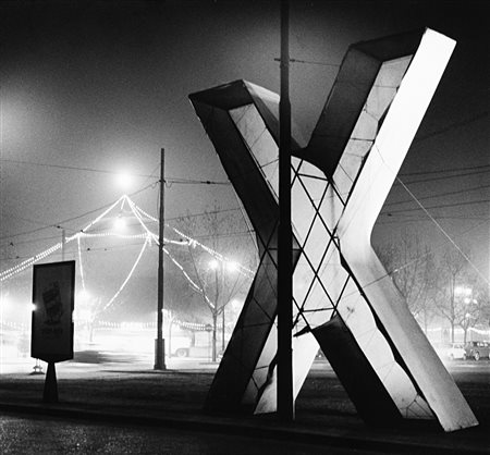 Alfredo Camisa (1927 - 2007)  - Dal ciclo "Alfabeto Urbano": X, 1961