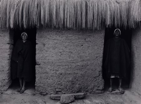 Flor Garduño (1957)  - Dos personajes, Bolivia, 1990