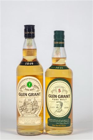 Glen Grant 5 Year Old Single Malt Scotch Whisky (2 BT)