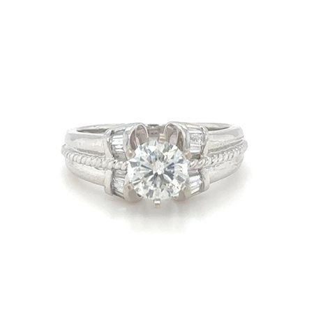 ANELLO IN PLATINO 7,20 GR CON DIAMANTI – RNG30606