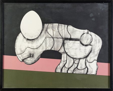 Pietro Cascella (Roma 1951), “L’uovo”, 1971.