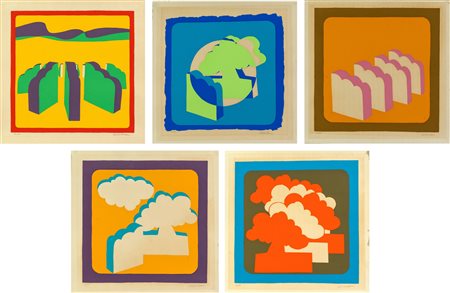 Alfonso Frasnedi (1934), "Paesaggio per i giorni festivi", 1969.