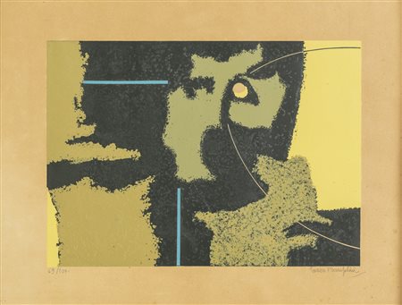 Enrico Prampolini (Modena 1894- Roma 1956), “Composizione cosmica”, 1954.