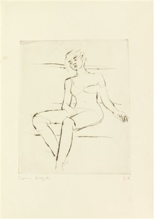 Lorenzo Ceregato (Lonigo 1933 – Bologna 2020), “Giovane donna”.