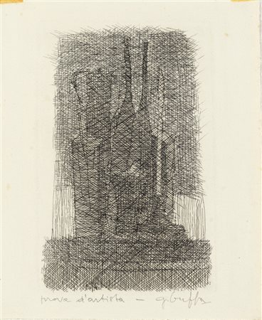 Giovanni Buffa (Casale Monferrato 1871 – Milano 1954), “Natura morta n°2”.