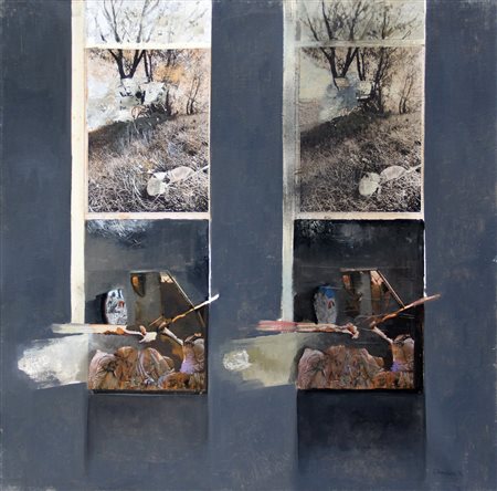 BANCHIERI Giuseppe, Natura morta e finestra (ripetizione)