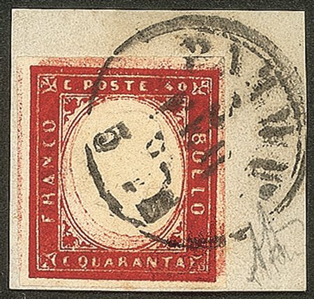 Antichi Stati Italiani - Parma - Governo Provvisorio - 1861 - 40 cent rosso carminio (16D)