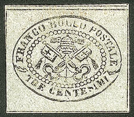 Antichi Stati Italiani - Stato pontificio - 1867 - 3 cent grigio (15)