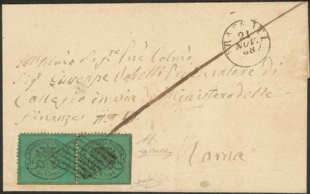 Antichi Stati Italiani - Stato pontificio - 5 cent (25b - pos. 119/120)