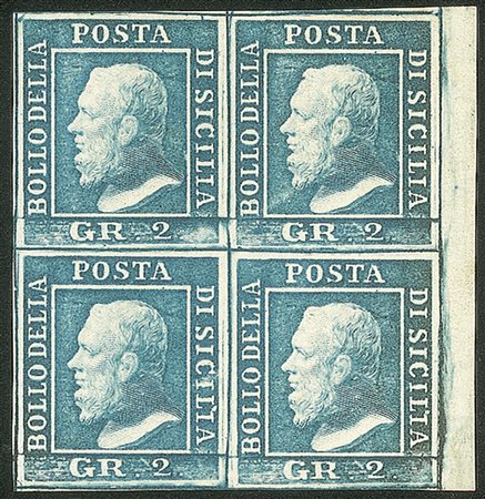 Antichi Stati Italiani - Sicilia - 1859 - 2 grana azzurro chiaro (8)