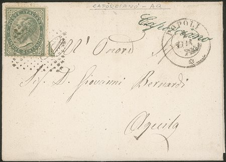 Regno - Vittorio Emanuele II - Caporciano (AQ)