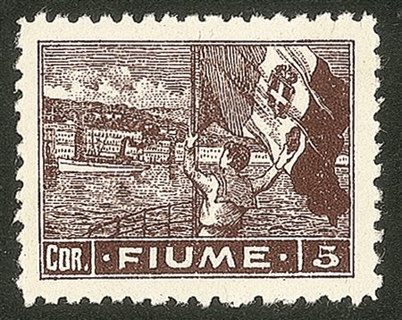 Occupazioni I guerra mondiale - Fiume - 1919 - 5 corone (C47/I)