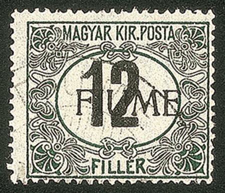 Occupazioni I guerra mondiale - Fiume - 1918/19 - 12 filler (C2)