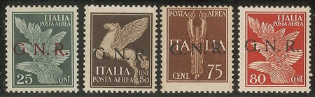 RSI - G.N.R. Verona - 1944 - GNR Verona - Posta Aerea (A117/125)