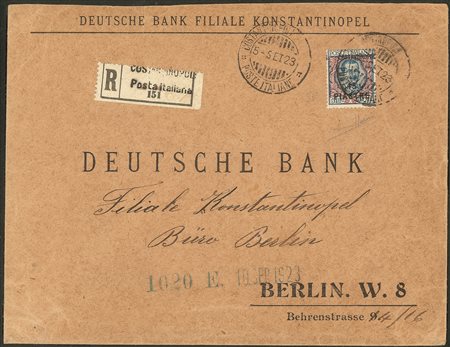 Uffici Postali all'Estero - Levante - Costantinopoli - 45 piastre su 5 lire (83d)