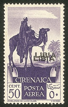 Colonie - Libia - 1936 - 50 cent (27c - Aerea)