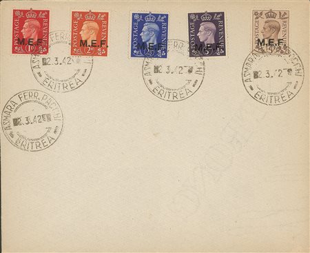 Occupazioni straniere delle colonie - Occupazione Britannica - M.E.F. - CAIRO + NAIROBI