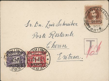 Occupazioni straniere delle colonie - Occupazione Britannica - B.M.A./B.A. Eritrea - Segnatasse (7 + 9)