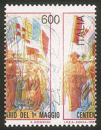 Repubblica - 1990 - 600 lire Festa del Lavoro (Spec. 1565Ea)