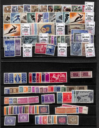 Lotti&Collezioni - Area Italiana - AREA ITALIANA - 1934/2003 - Bel lotto misto di valori nuovi e due buste di Colonie Repubblica San Marino e Vaticano