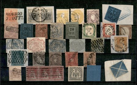 Lotti&Collezioni - Area Italiana - ANTICHI STATI - 1851/1961 - Collezione molto avanzata del periodo in 3 album Marini