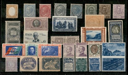 Lotti&Collezioni - Area Italiana - REGNO D'ITALIA - 1861/1945 - Collezione molto avanzata di valori nuovi del periodo in album Abafil