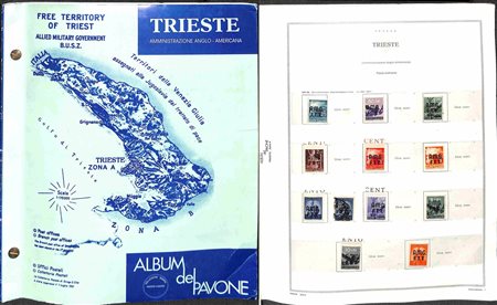 Lotti&Collezioni - Area Italiana - TRIESTE A - AMG-FTT - 1947/1954 - Collezione completa dei valori e serie di posta ordinaria + servizi del periodo