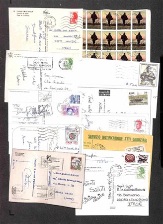 Lotti&Collezioni - Area Italiana - REPUBBLICA - 1970/2005 - Accumulazione di centinaia di oggetti postali